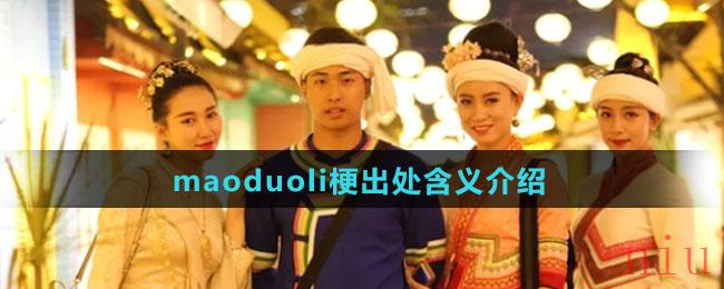 maoduoli梗出处含义介绍