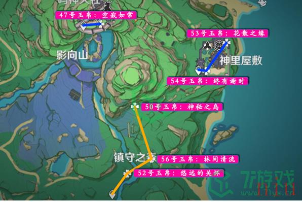 《原神》2022旋曜玉帛地图最新位置大全介绍