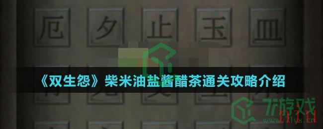 《双生怨》柴米油盐酱醋茶通关攻略介绍