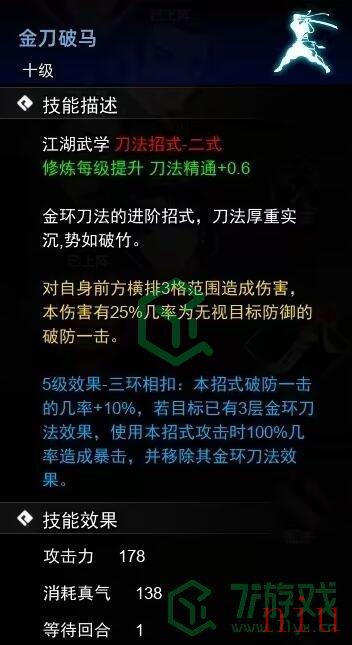 《逸剑风云决》刀法收集方法