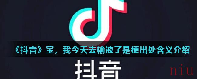 《抖音》宝，我今天去输液了是梗出处含义介绍