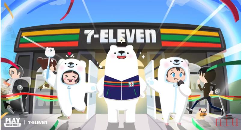 《天天玩乐园》和7-ELEVEN KOREA一起开启虚拟世界便利商店！