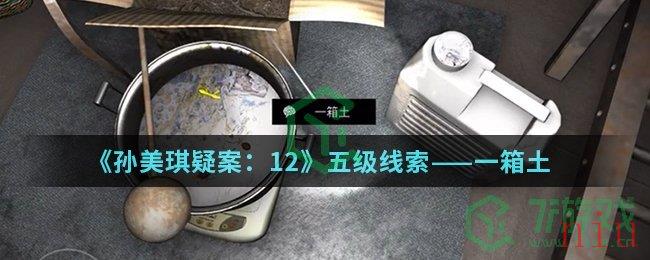 《孙美琪疑案：12》五级线索——一箱土