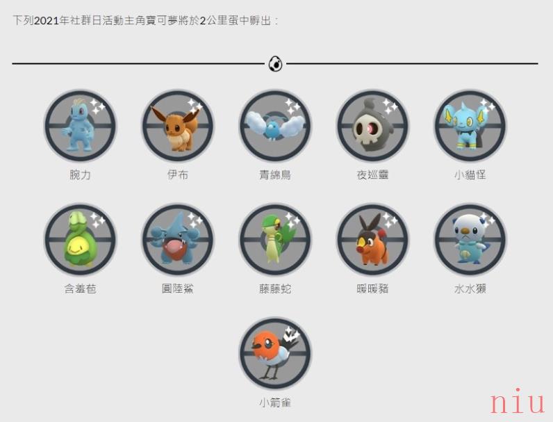 《Pokémon GO》12月社群日公开登场宝可梦情报，2021／2022宝可梦限定招式万勿错过