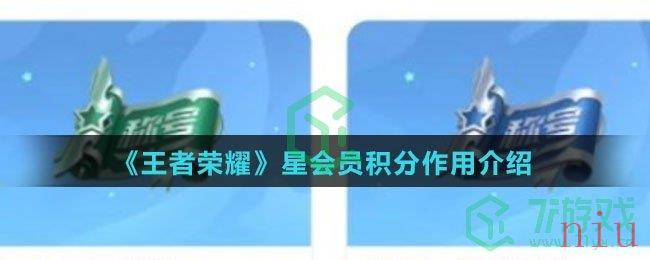 《王者荣耀》星会员积分作用介绍