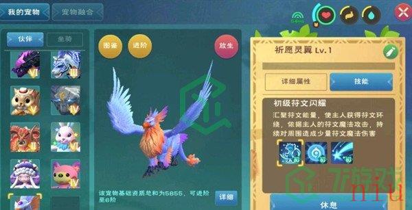 《创造与魔法》新融合战宠祈愿灵翼资质说明分享