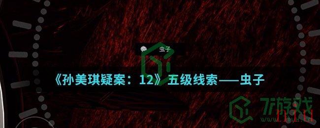 《孙美琪疑案：12》五级线索——虫子