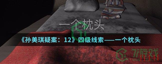 《孙美琪疑案：12》四级线索——一个枕头