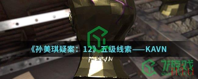 《孙美琪疑案：12》五级线索——KAVN