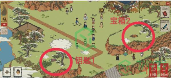 《江南百景图》徽州探险第一章徽杭古道宝箱位置介绍